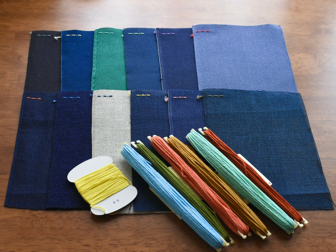 布と糸を知る1(材料紹介)