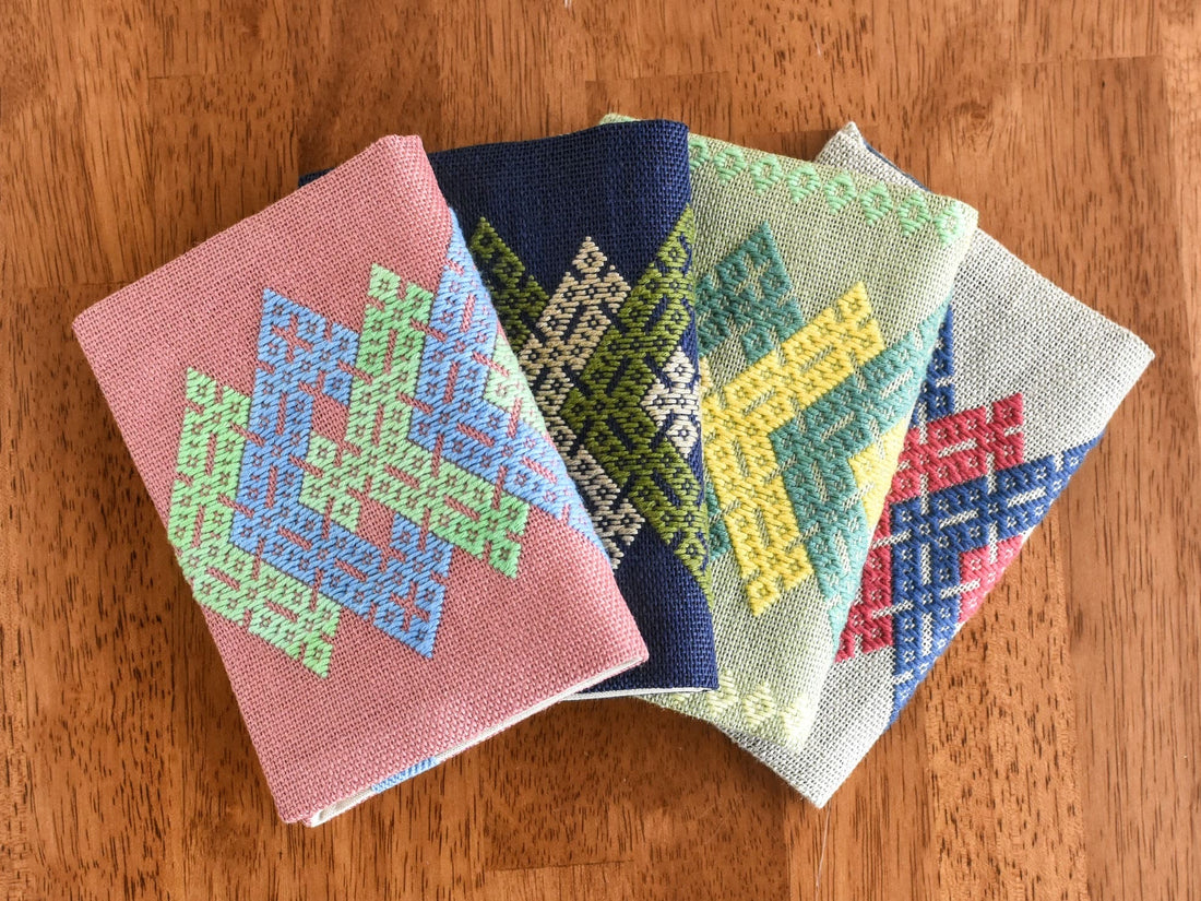 こぎん刺しキット ブックカバー1（文庫本）
